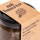 Corazones de alcachofas asadas en leña de olivo con AOVE (1ud x 305g)