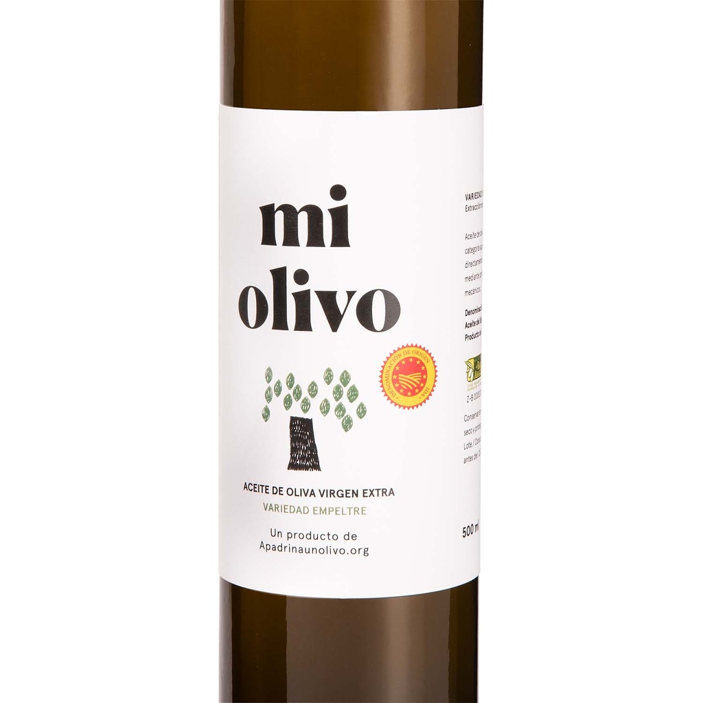 Aceite de Oliva Virgen Extra Monovarietal Empeltre 500 ml (estuche 1 ud.)