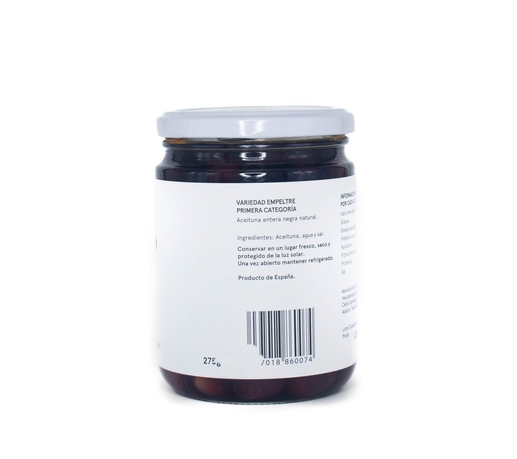 Aceitunas de Mesa Variedad Empeltre (1 uds. x 275g)
