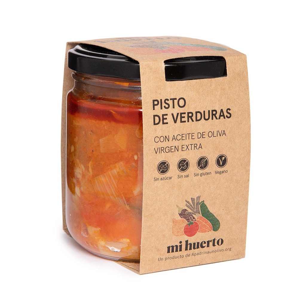 Pisto de verduras con pimiento asado (1 ud. 320g)