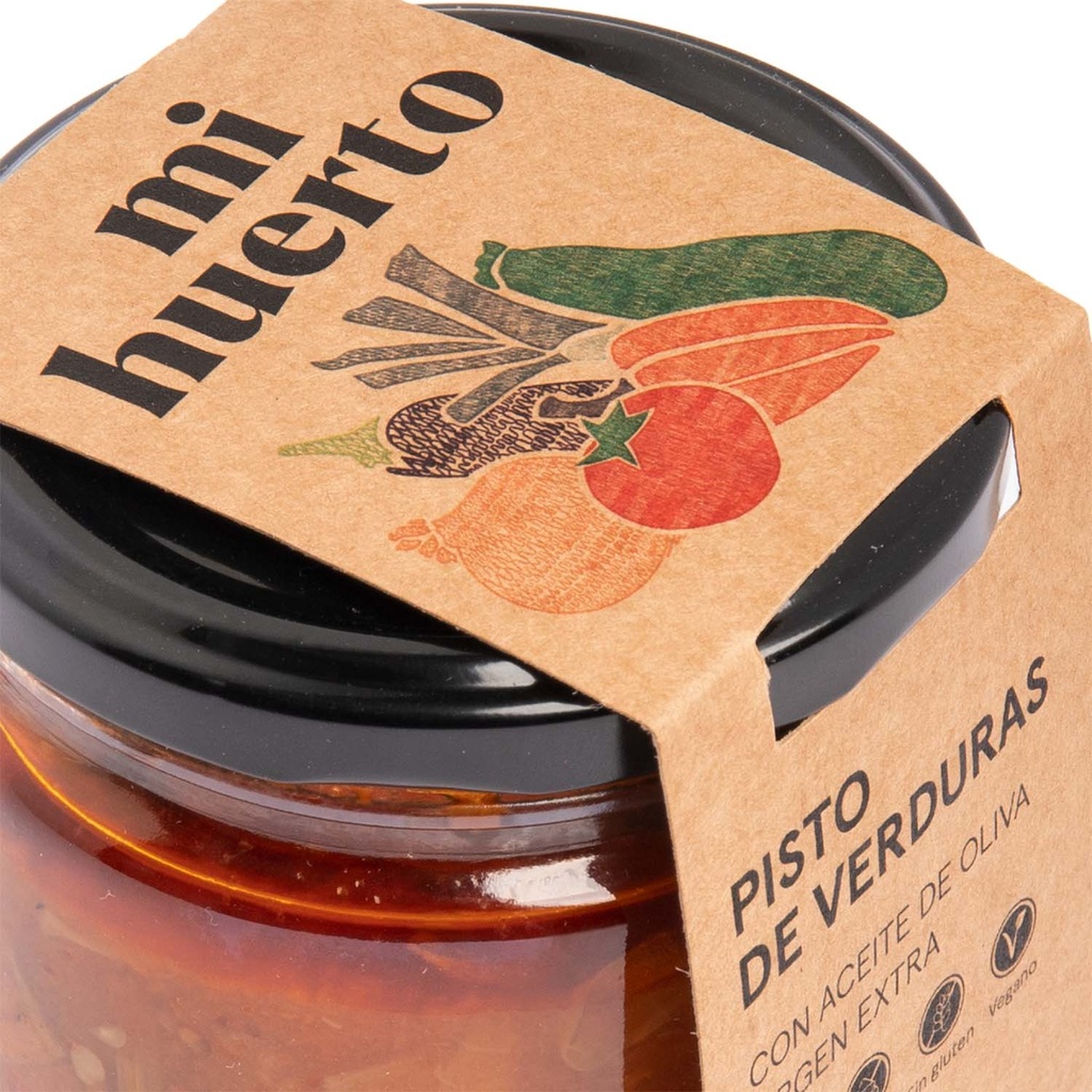 Pisto de verduras con pimiento asado (1 ud. 320g)