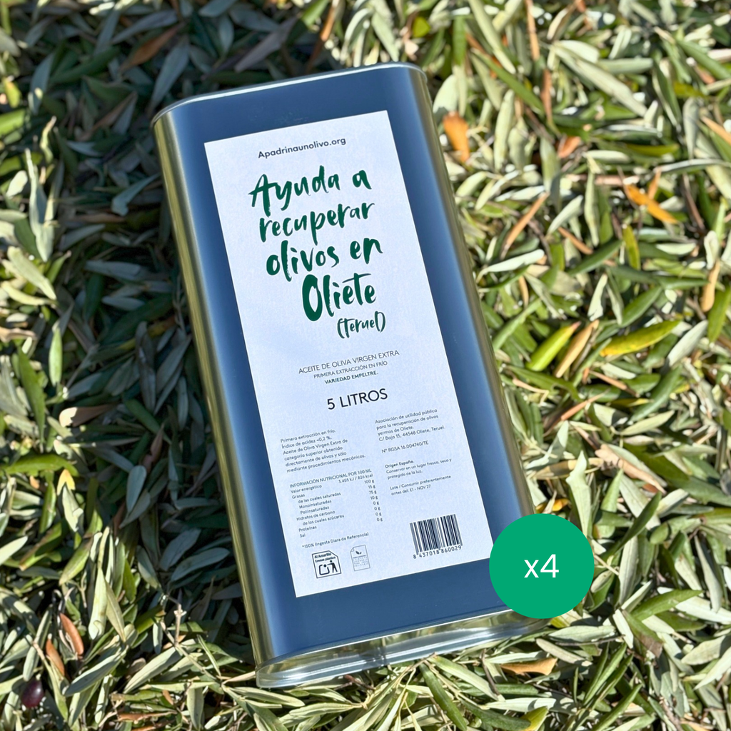 (Preventa) Lata de Aceite de Oliva Virgen Extra Monovarietal Empeltre 5L
