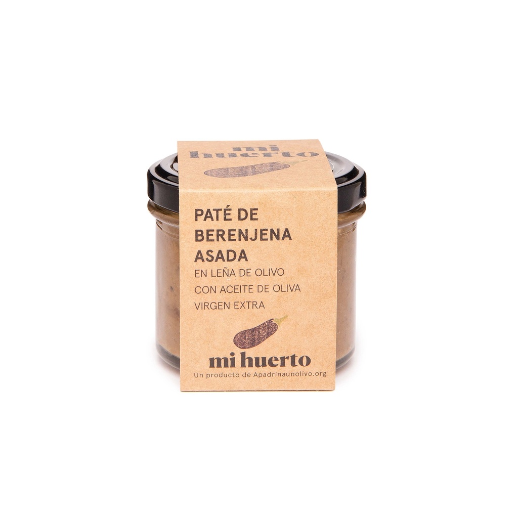 Roasted Aubergine Pâté with Extra Virgin Olive Oil – 110 g / 220 g Glass Jar