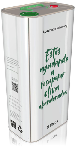 Lata aceite de Oliva Virgen Extra Monovarietal Empeltre 5L