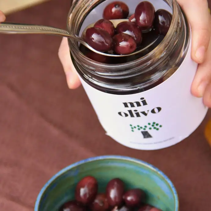 Olives de table variété Empeltre, bocal en verre (1 x 275 g)
