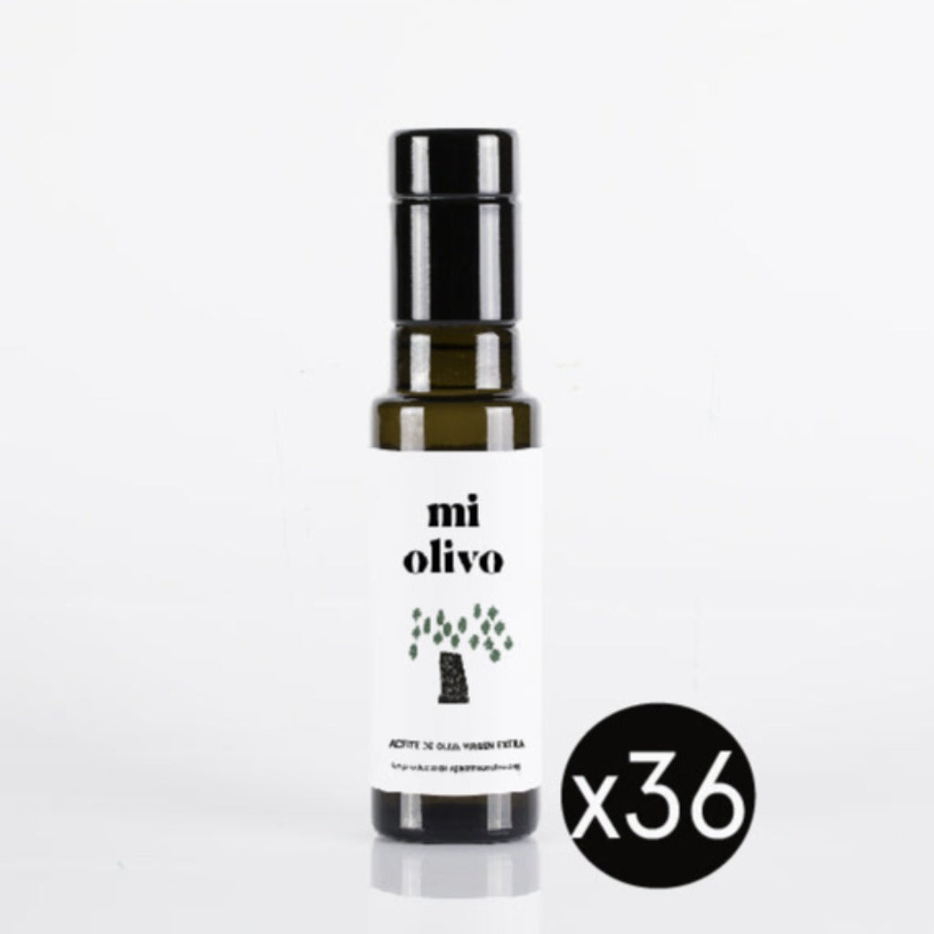 Caja Aceite de Oliva Virgen Extra Monovarietal Empeltre (36 uds. x 100 ml)