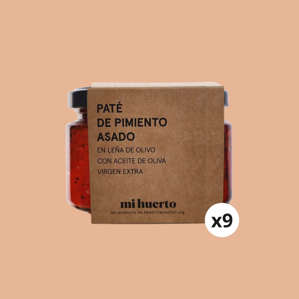 Caja de paté de pimiento (9 uds.)