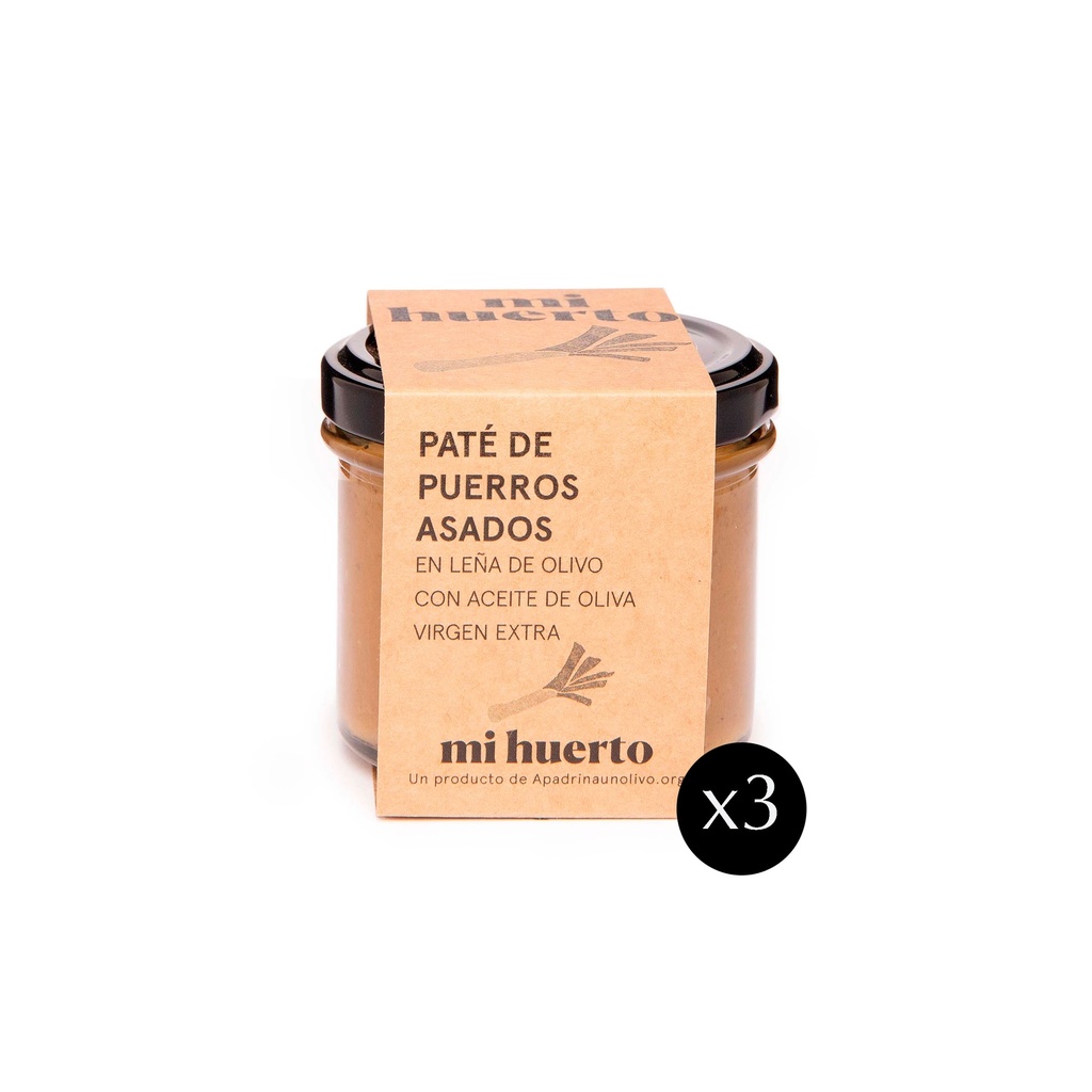 Estuche Paté de Puerro en AOVE (3 uds. x 110g)