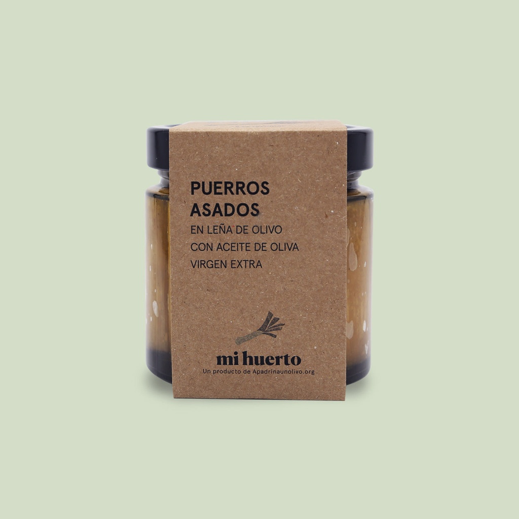 Puerros asados a la leña de Olivo en AOVE (1 uds. x 320g)