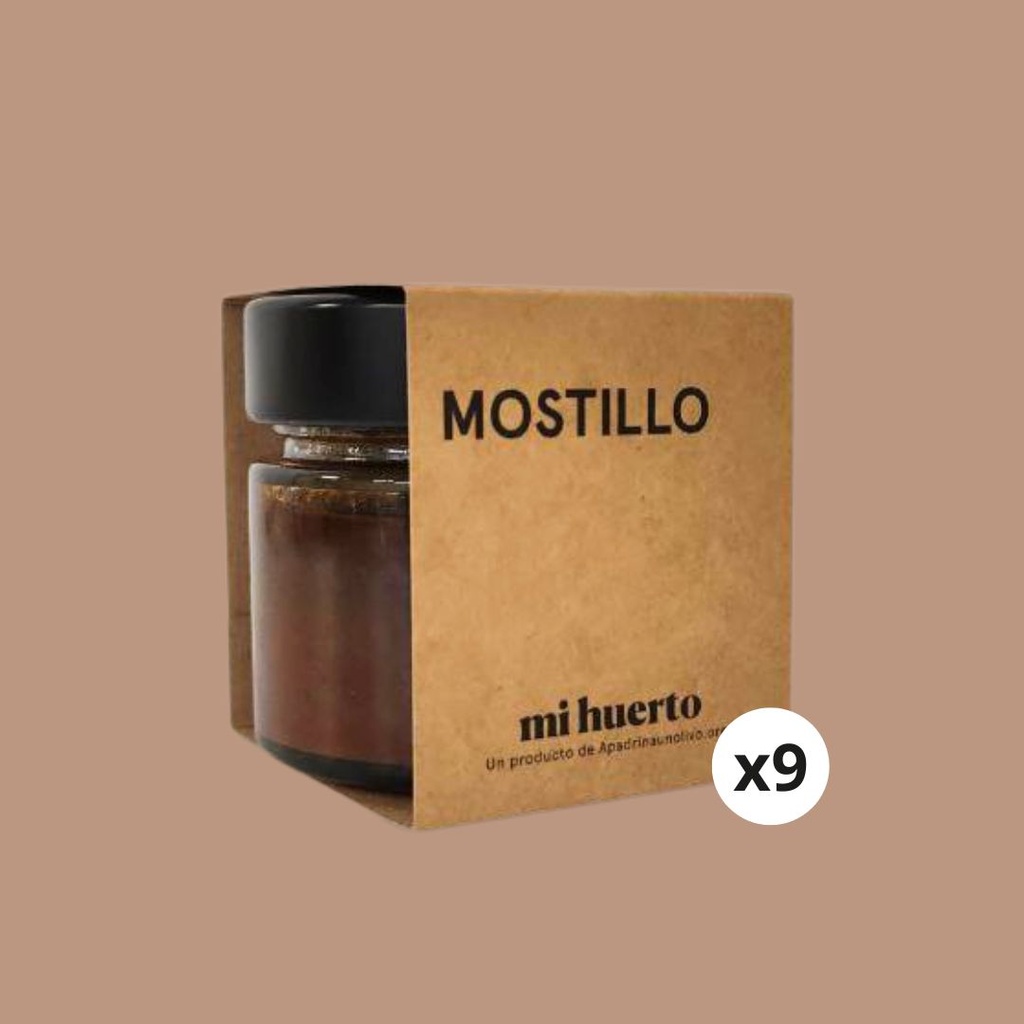 Caja de mostillo (9 uds.)