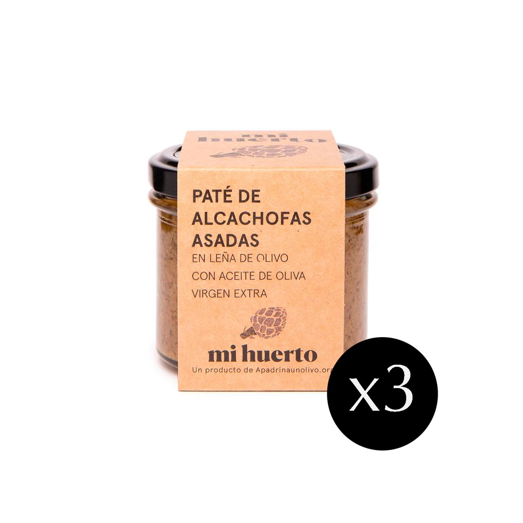 Estuche paté de Alcachofa en AOVE (3 uds. x 110g)