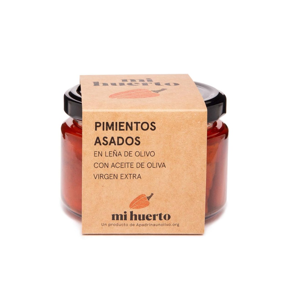 Pimientos asados en AOVE 240 gr