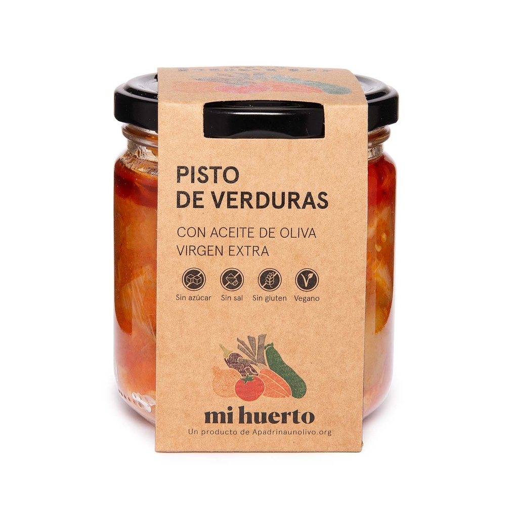 Pisto de verduras con pimiento asado (1 ud. 320g)