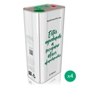 Pack de 4 Latas de Aceite de Oliva Virgen Extra Monovarietal Empeltre 5L