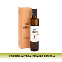 Estuche aceite de Oliva Virgen Extra Monovarietal Empeltre 1ª cosecha "en verde". 500 ml (1 ud.)
