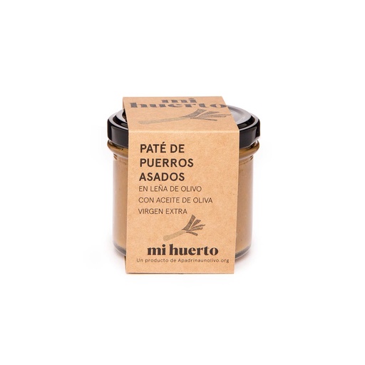 Pâté de poireaux rôtis à l'huile d'olive vierge extra – Bocal en verre