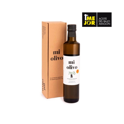 [est-ac-emp-250-1ud] Estuche aceite de Oliva Virgen Extra Monovarietal Empeltre 250 ml (1 ud.)