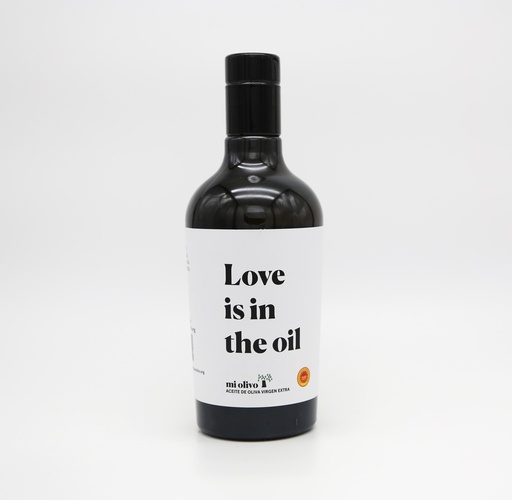 [est-ac-emp-pers-500-1ud] Estuche aceite botella Personalizada 500 ml Variedad Empeltre (1 ud.)