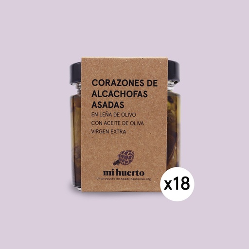 [600032000] Caja Corazones de Alcachofa a la leña de Olivo en AOVE (18 uds. x 360g)