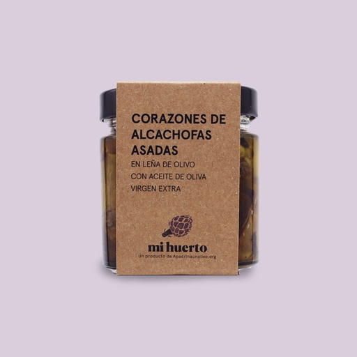 [600002000] Corazones de Alcachofa asadas en leña de olivo con AOVE (1ud x 360g)