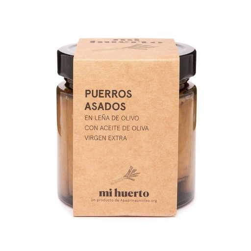 [puer-320g-1ud] Puerros asados a la leña de Olivo en AOVE (1 uds. x 320g)