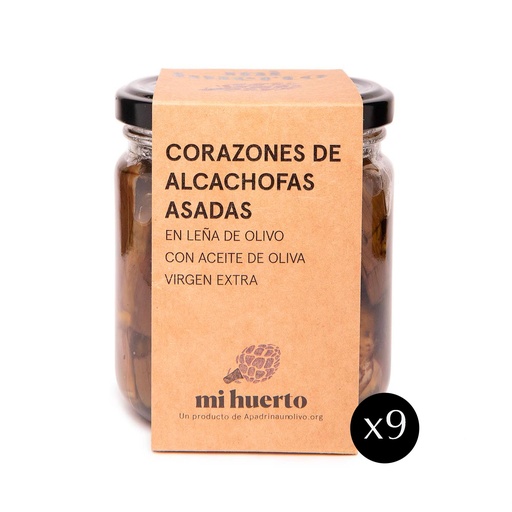 [600022000] Caja Corazones de Alcachofa a la leña de Olivo en AOVE (9 uds. x 305g)