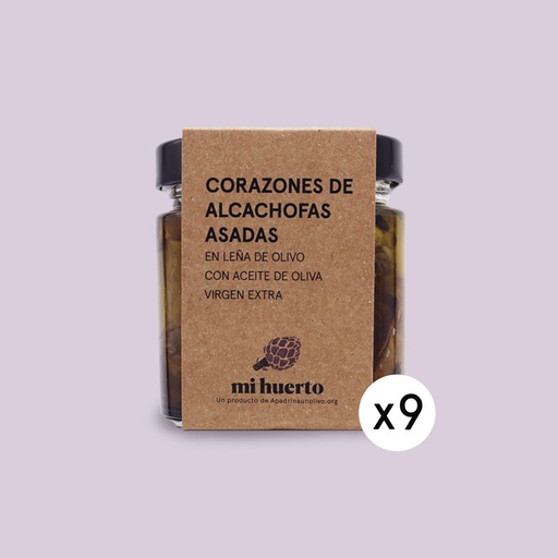 [600022000] Caja Corazones de Alcachofa a la leña de Olivo en AOVE (9 uds. x 360g) (copia)