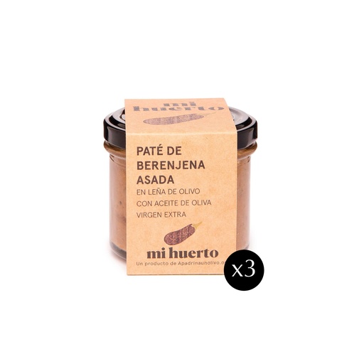 Estuche de Paté de Berenjena en AOVE (3 uds. x 110g)